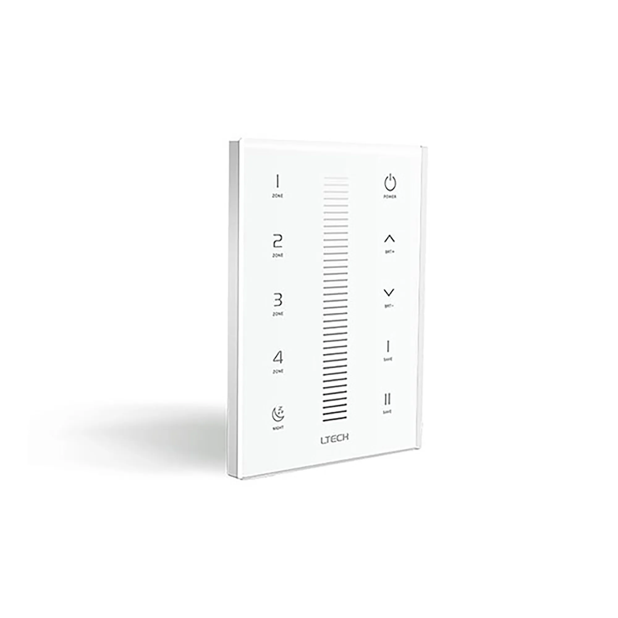 RF 2.4GHz, DMX512 interface Dimming Capacitive Touch Panel, 5V 0.5-1A input, Dimming/Zone control, IP44.